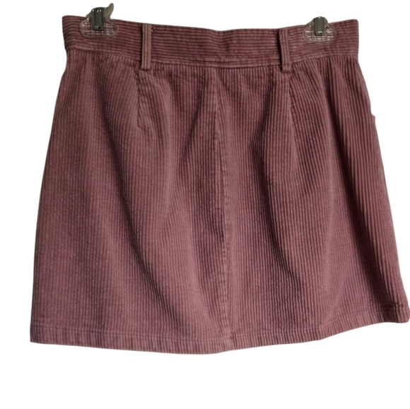 Kendall & Kylie Corduroy Mini Skirt in Blush Pink Medium Women's - Picture 2 of 5